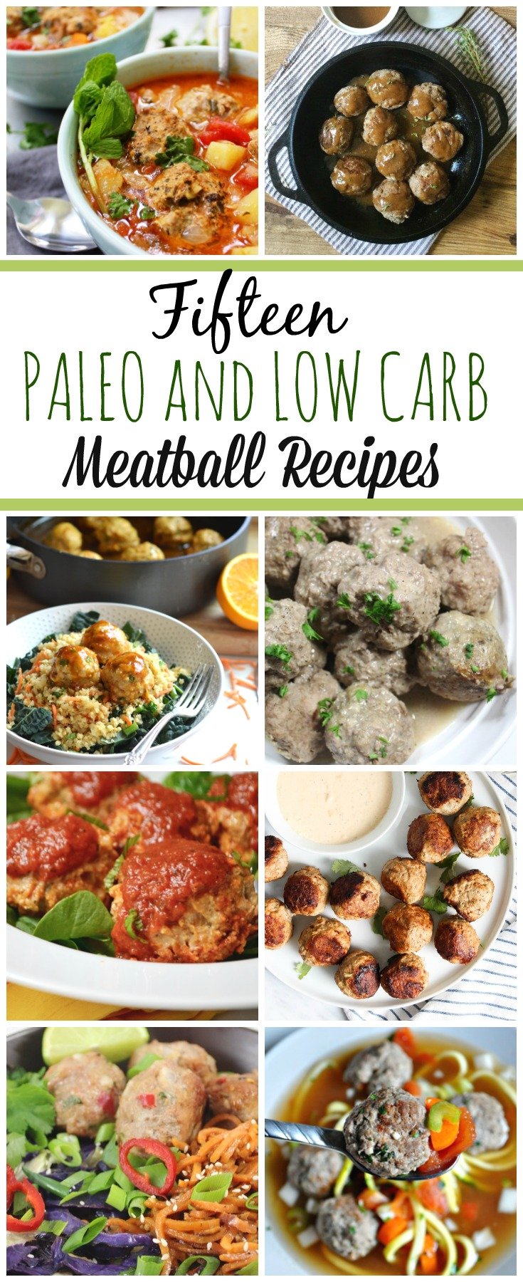 Paleo meatball recipes that are easy to make. These healthy meatball recipes are all perfect for meal prep, family friendly and freezer friendly, and Whole30 compliant! #paleomeatballs #paleodinner #paleobeefrecipes