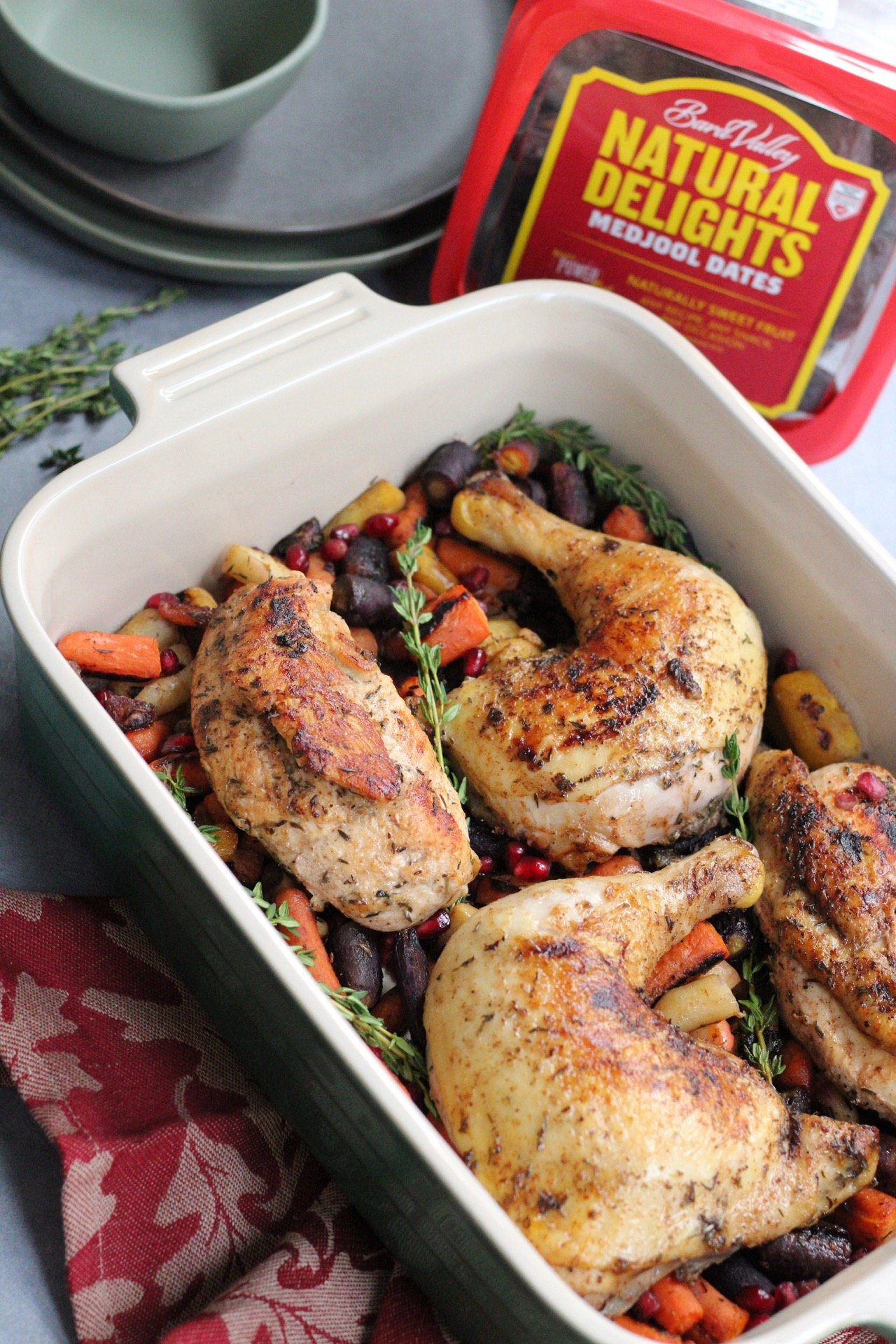 roasted chicken with medjool dates