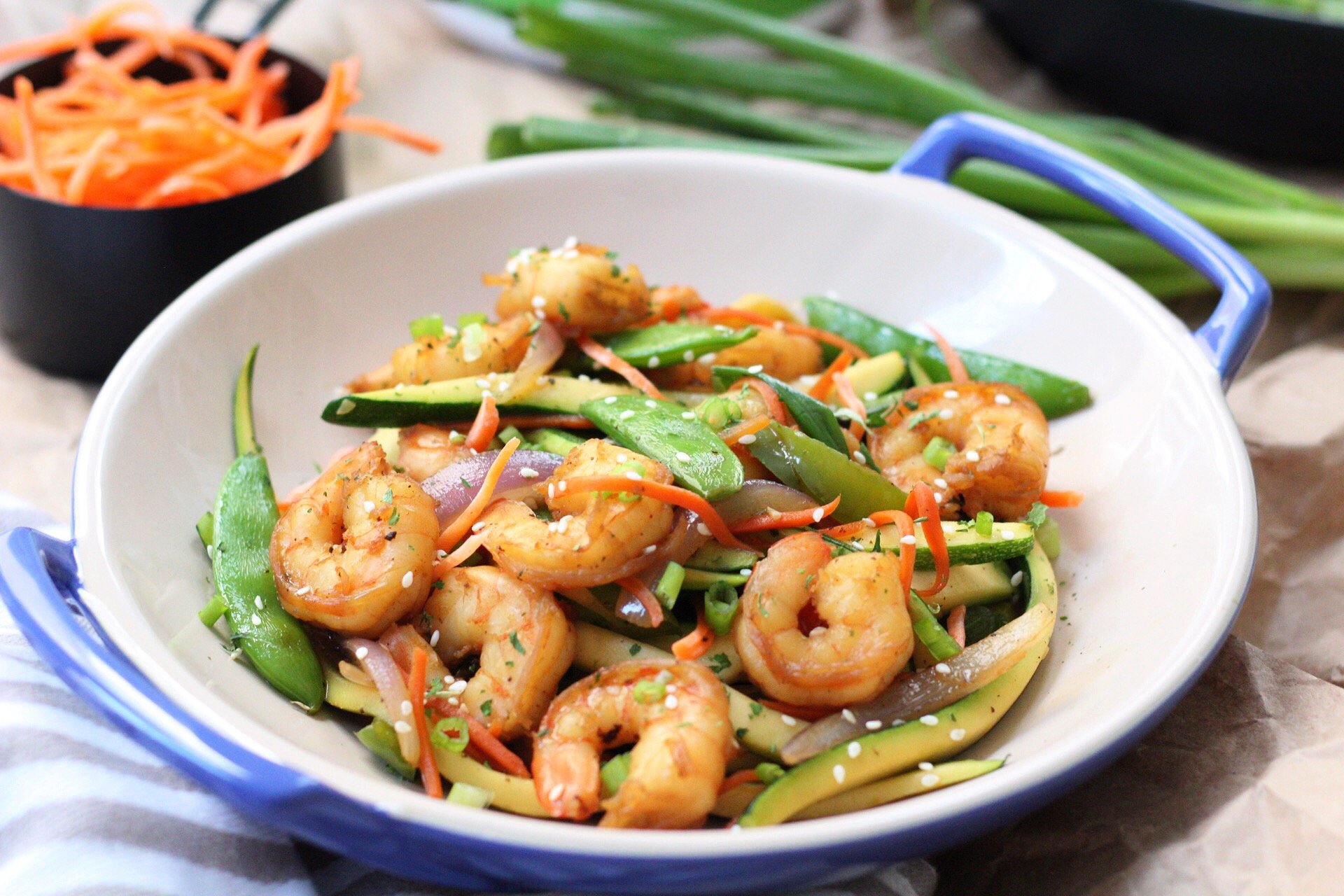 paleo shrimp stir fry