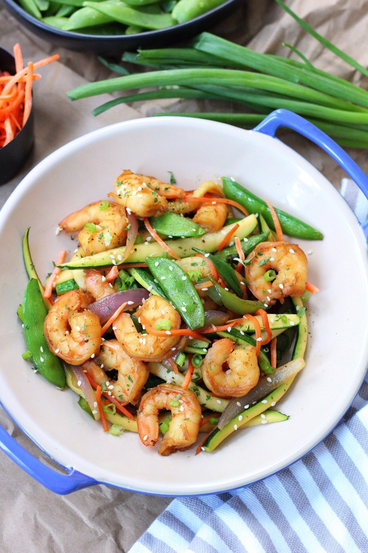 paleo shrimp stir fry