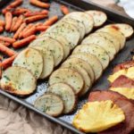 pineapple ham sheet pan