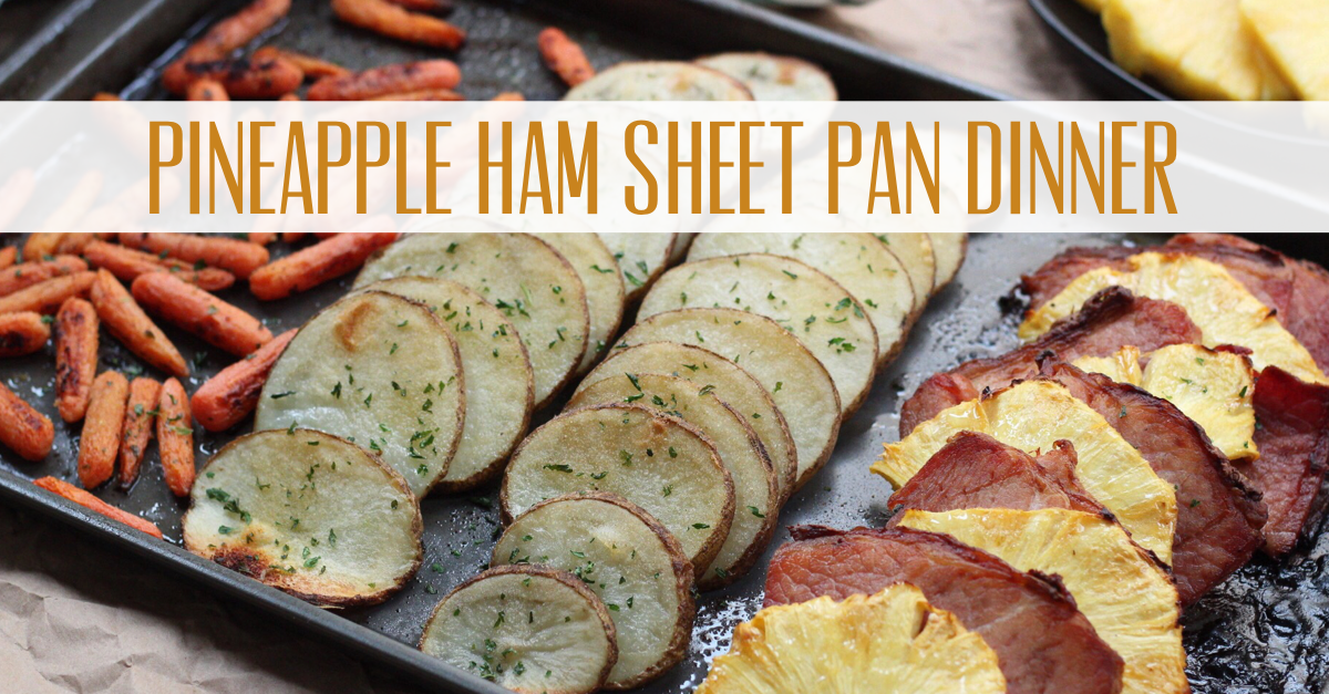 pineapple ham whole30 sheet pan dinner