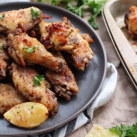 Paleo Lemon Pepper Chicken Wings: Whole30, 5 Ingredients