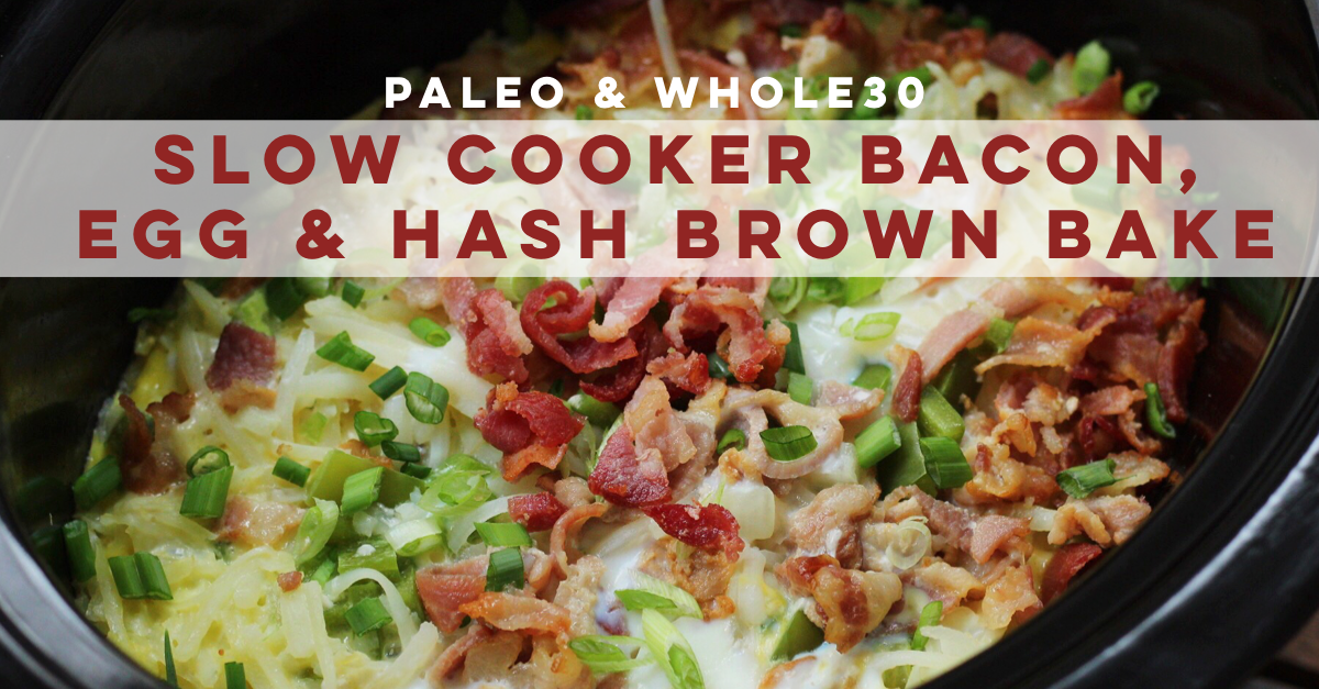 whole30 slow cooker egg bake