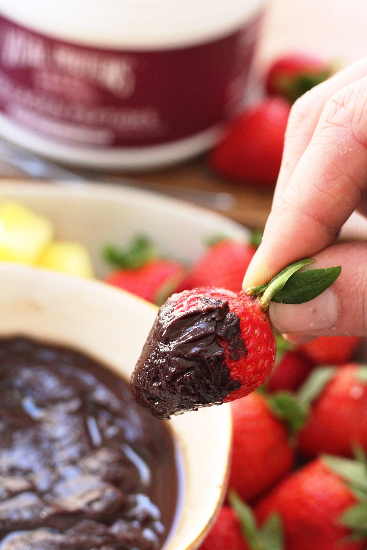 paleo chocolate fondue