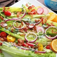Romaine Wedge Salad with Creamy Herb Dressing