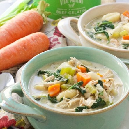 Chicken Gnocchi Soup: Paleo & Easy! + Recipe Video!