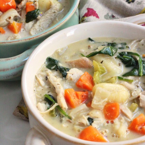 Chicken Gnocchi Soup: Paleo & Easy! + Recipe Video! - Whole Kitchen Sink
