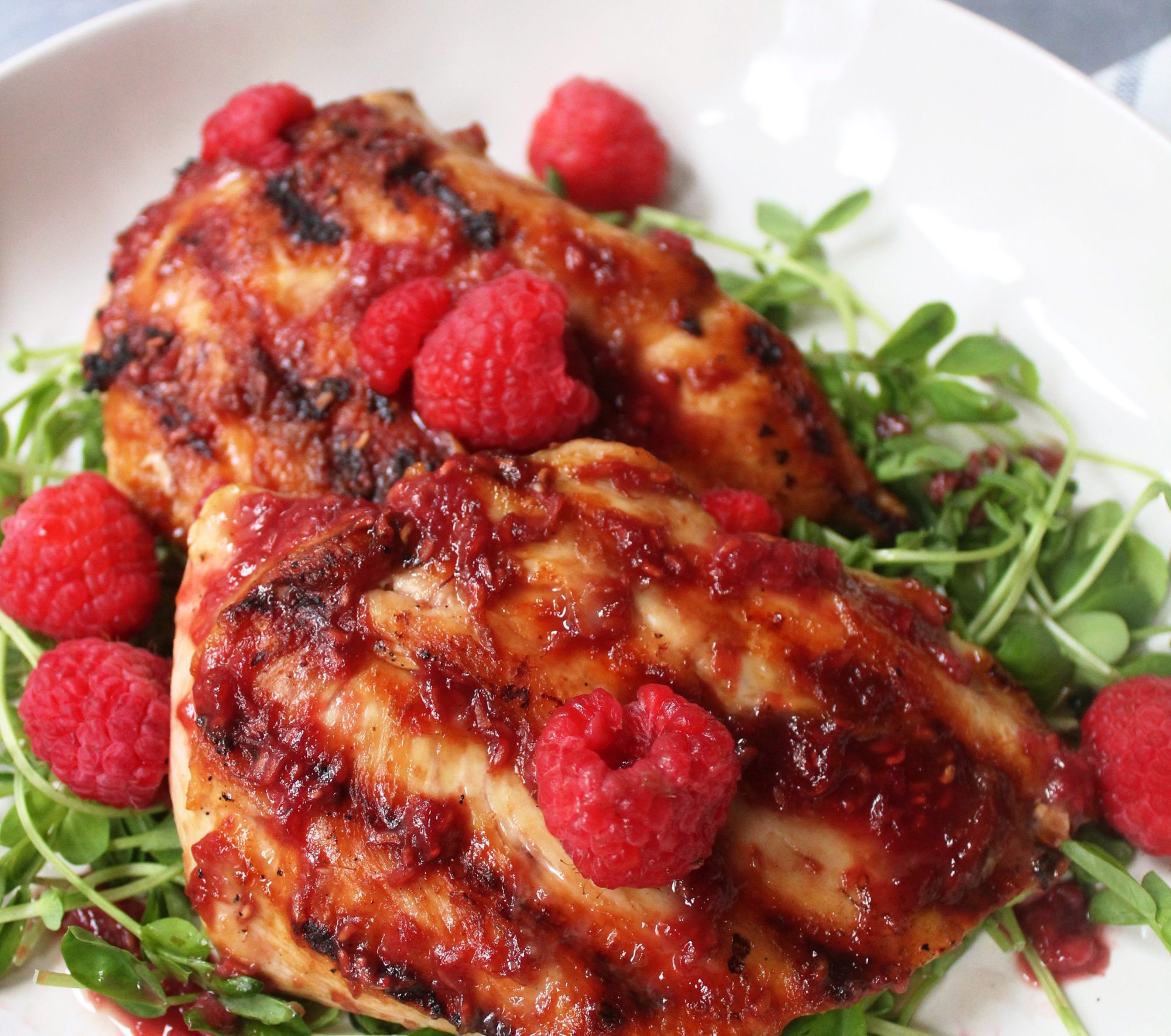 berry glazed grilled chicken