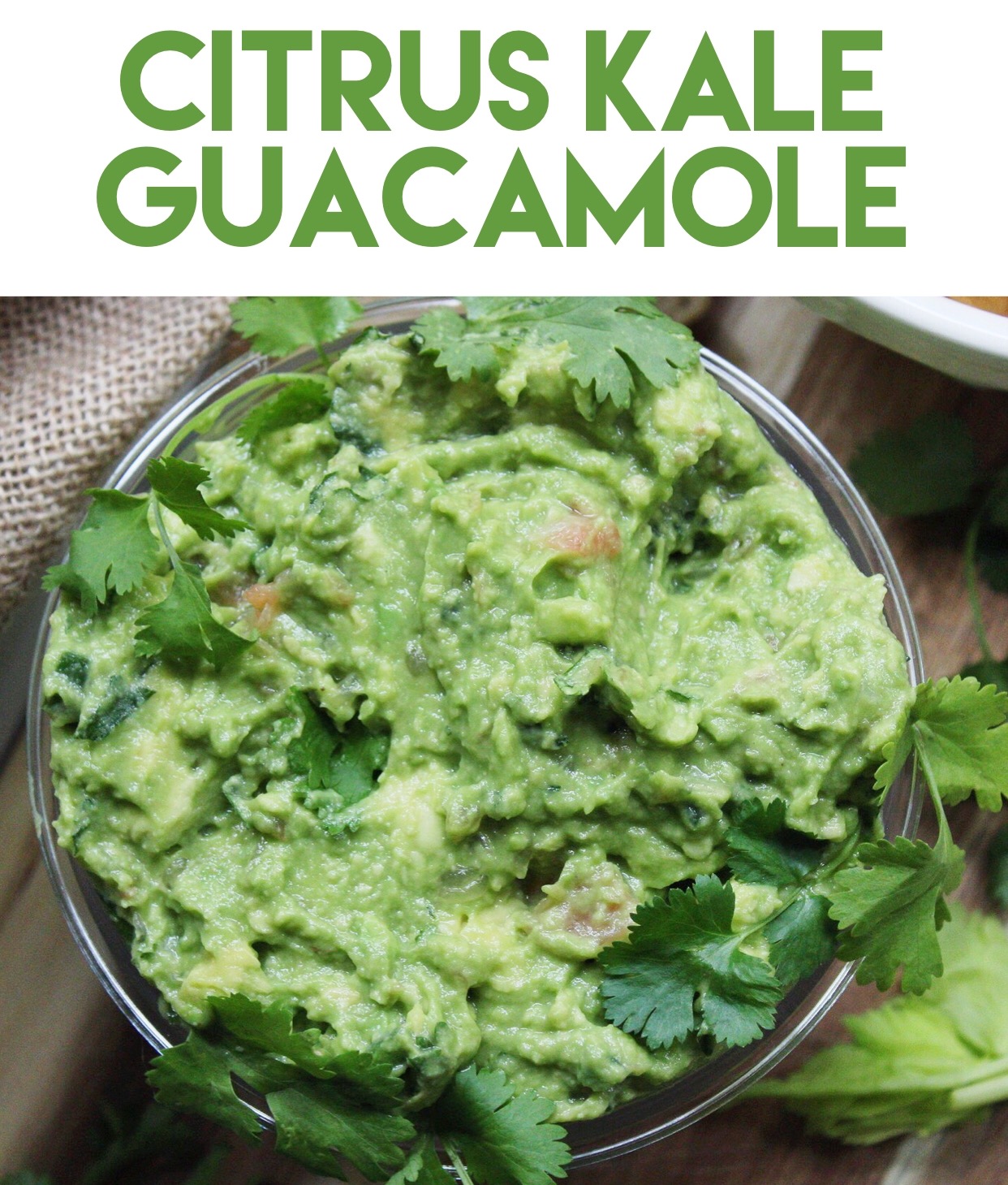 citrus kale guacamole