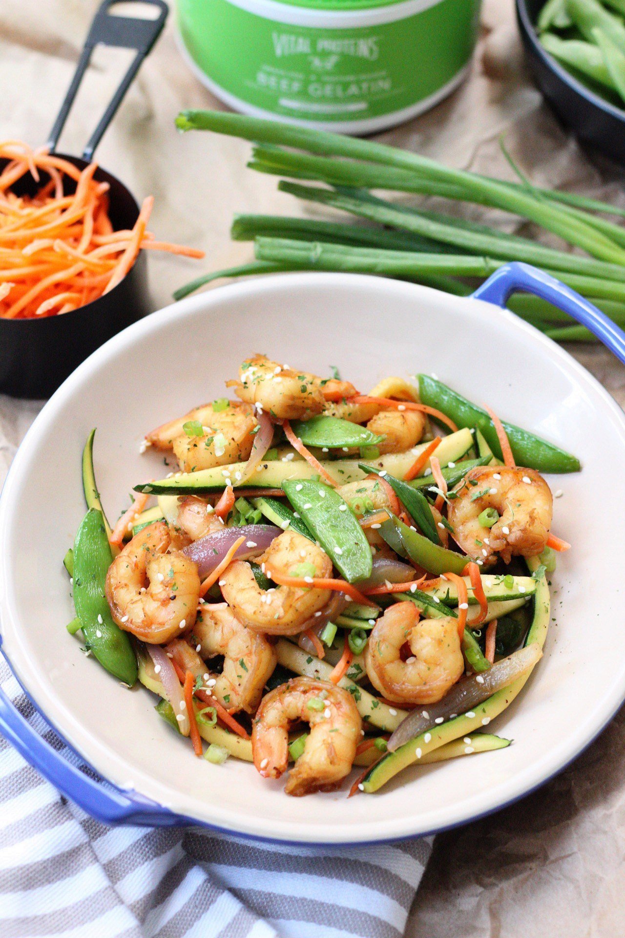 paleo shrimp stir fry