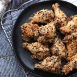 everything bagel chicken wings