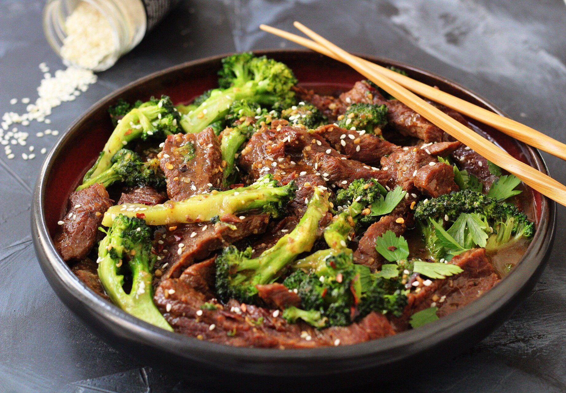 whole30 instant pot beef and broccoli