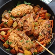 Creamy Paprika Chicken and Veggies: Paleo One Pot Recipe