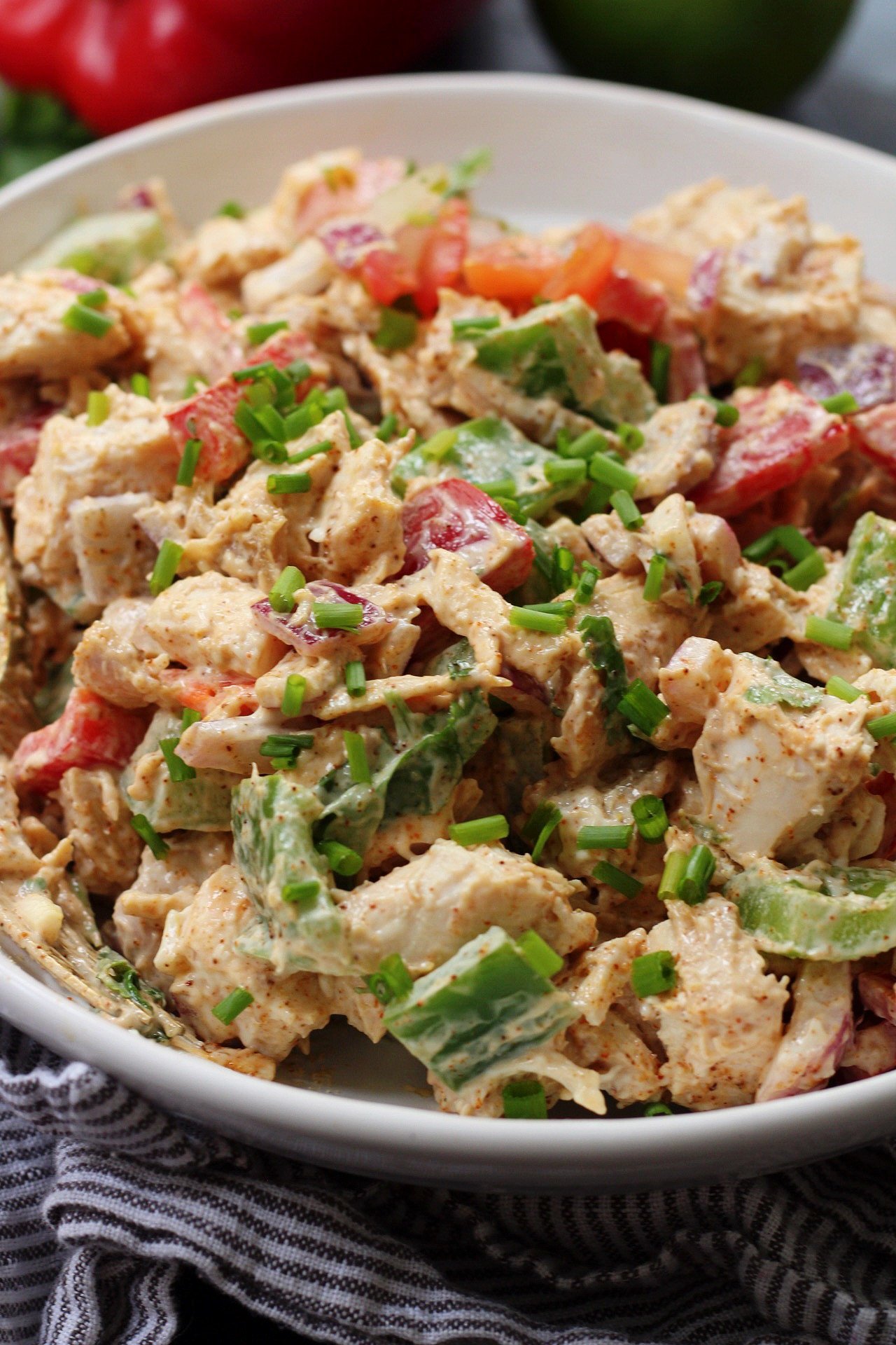 paleo chicken taco salad