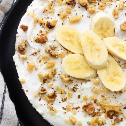 Paleo Banana Cream Pie: Easy, No Bake & Vegan Dessert