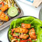 whole30 sheet pan fish fajitas