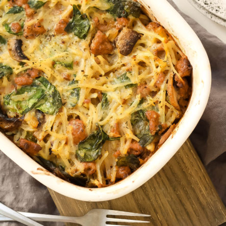 Creamy Sausage & Potato Whole30 Casserole (Paleo + GF)