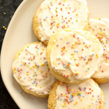 Soft Paleo Sugar Cookies (Gluten Free, Dairy Free)