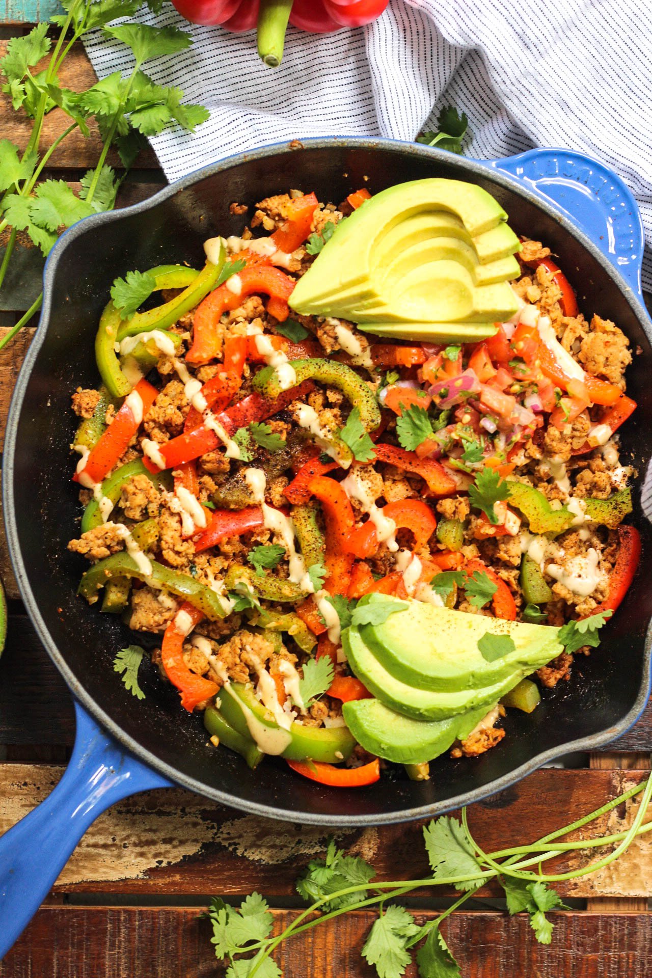 whole30 chipotle chicken skillet