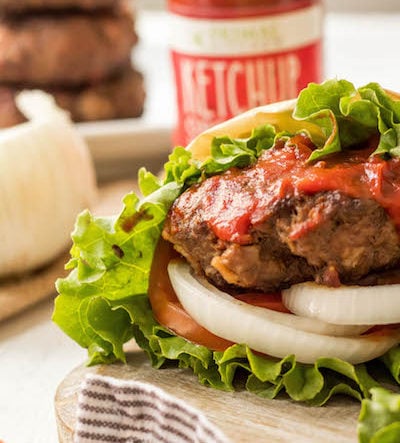 Stuffed Bacon Burgers: Paleo, Whole30, Keto