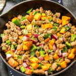 Whole30 breakfast turkey skillet