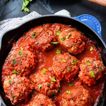 Whole30 Skillet Italian Meatballs: Easy, Paleo, Low Carb