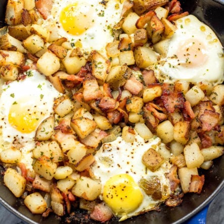 Country Potatoes, Bacon & Eggs Whole30 Breakfast Skillet (Paleo, GF)