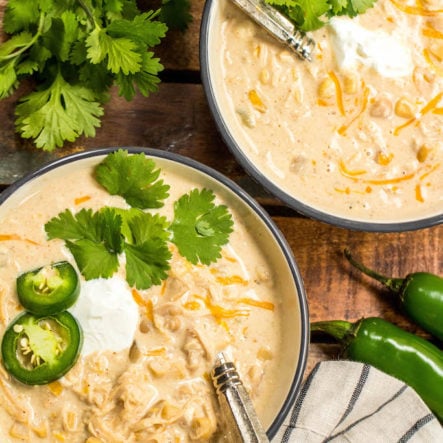 Slow Cooker White Chicken Chili