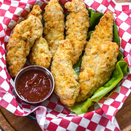 Air Fryer Chicken Tenders: Paleo, Whole30, Low Carb, GF with Oven Instructions