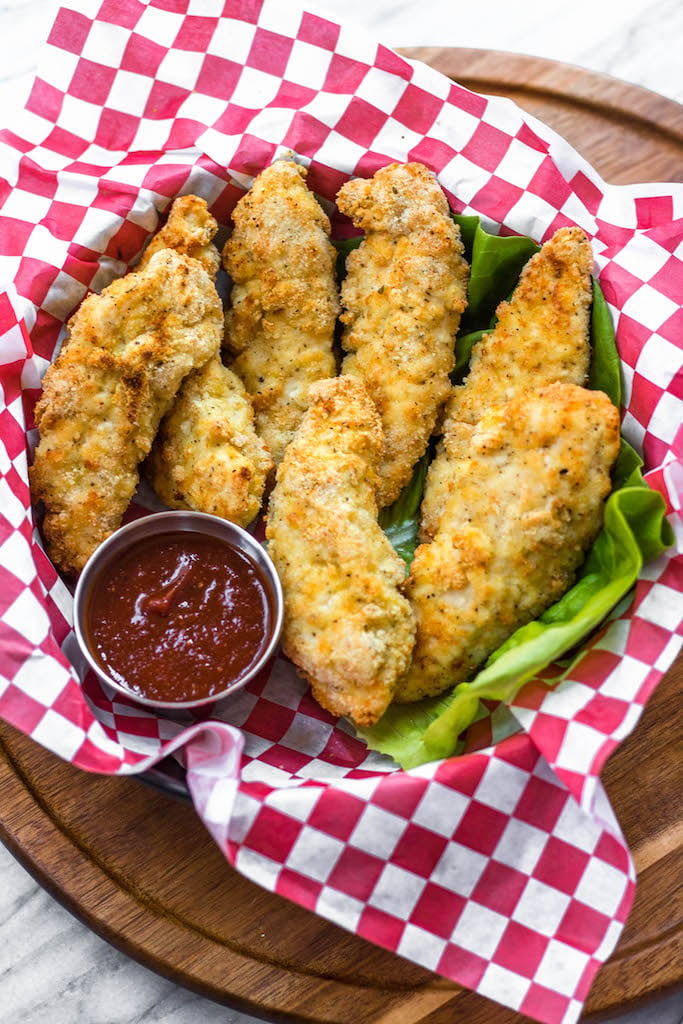 Air Fryer Chicken Tenders (Low Carb-No Breading) - Whole Made Living