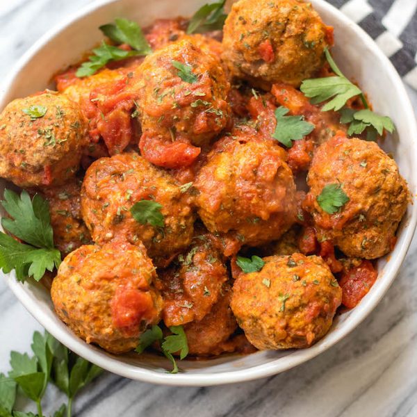 Instant Pot Beef Meatballs & Marinara Paleo, Whole30, GF, 10 Minutes