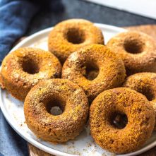Paleo Pumpkin Donuts: Grain Free, Gluten Free, Refined Sugar Free