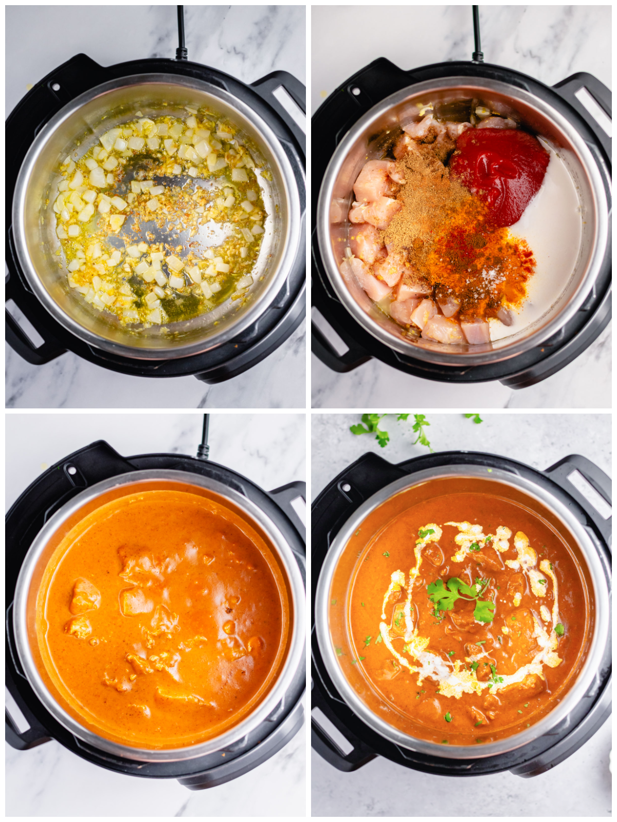 whole30 instant pot butter chicken cooking instructions step by step