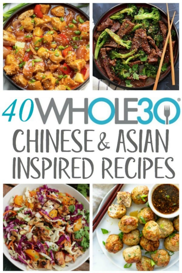 These Whole30 Chinese recipes include asian inspired takeout-fakeout recipes that are healthy, paleo and made at home and they're some of the best Whole30 asian recipes on the internet! They're all gluten free and sugar free, and many of them are low carb or could be made keto. They include instant pot recipes, slow cooker, skillet, and side dishes, making for easy weeknight dinners or delicious meal prep recipes. #whole30chineserecipes #whole30asianrecipes #paleochineserecipes #paleoasianrecipes