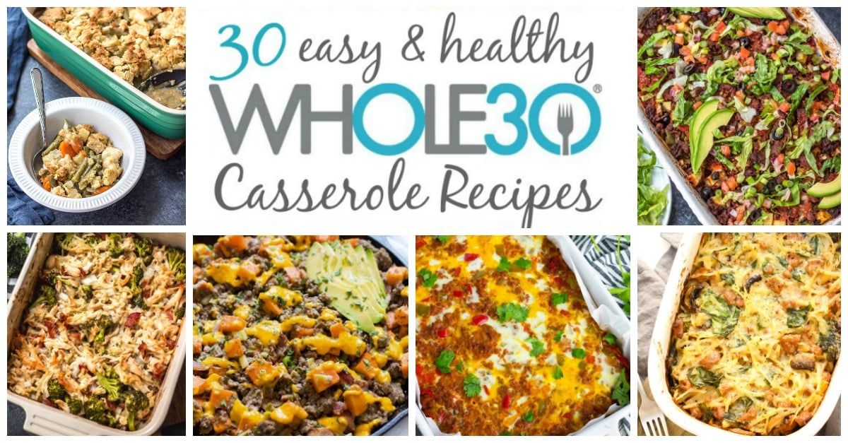 These are the 30 best Whole30 casserole recipes on the internet, and not only are they Whole30, but they're paleo, gluten-free and dairy-free casserole recipes too. However, they're so delicious that no one will even realize that they're so healthy! Casseroles are a true comfort food, but they're also super easy to make. Usually using one pan, they make weeknight dinner, meal prep, and clean up a breeze! #whole30casserole #whole30casseroles #paleocasserolerecipes #glutenfreecasseroles These are the 30 best Whole30 casserole recipes on the internet, and not only are they Whole30, but they're paleo, gluten-free and dairy-free casserole recipes too. However, they're so delicious that no one will even realize that they're so healthy! Casseroles are a true comfort food, but they're also super easy to make. Usually using one pan, they make weeknight dinner, meal prep, and clean up a breeze! #whole30casserole #whole30casseroles #paleocasserolerecipes #glutenfreecasseroles