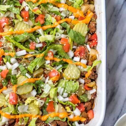 Big Mac Casserole: Whole30, Paleo, Gluten-Free