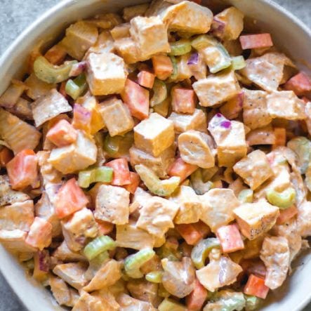 Buffalo Chicken Salad: Whole30, Paleo, Low Carb, Gluten-Free