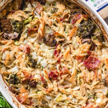 Creamy Dijon Chicken Casserole: Whole30, Paleo, Gluten-Free, Dairy-Free