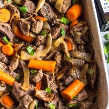 Oven Roasted Beef & Vegetables: Whole30, Paleo, Gluten-Free