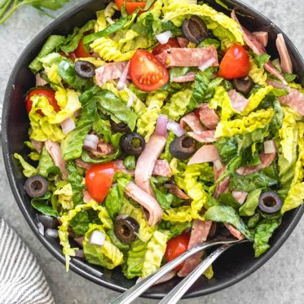 Italian Chopped Salad: Whole30, Paleo, Low Carb, Gluten-Free