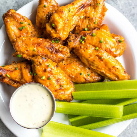 Smoked Buffalo Wings: Whole30, Paleo, Keto, Gluten-Free