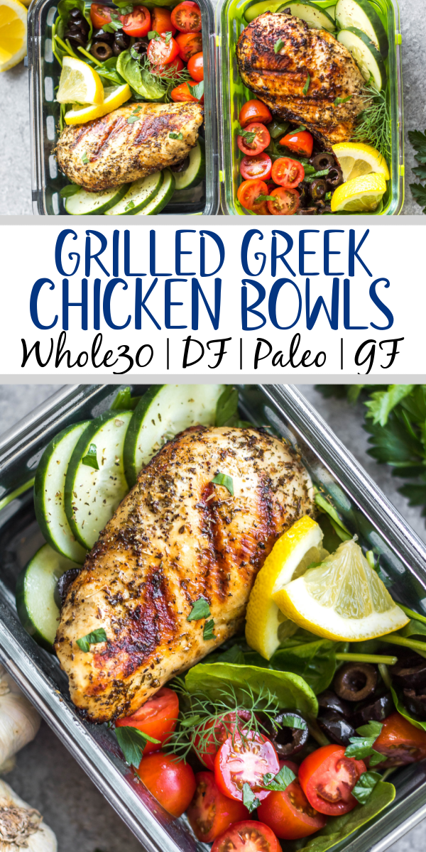 Greek Meal Prep Bowls: Whole30 & Low Carb