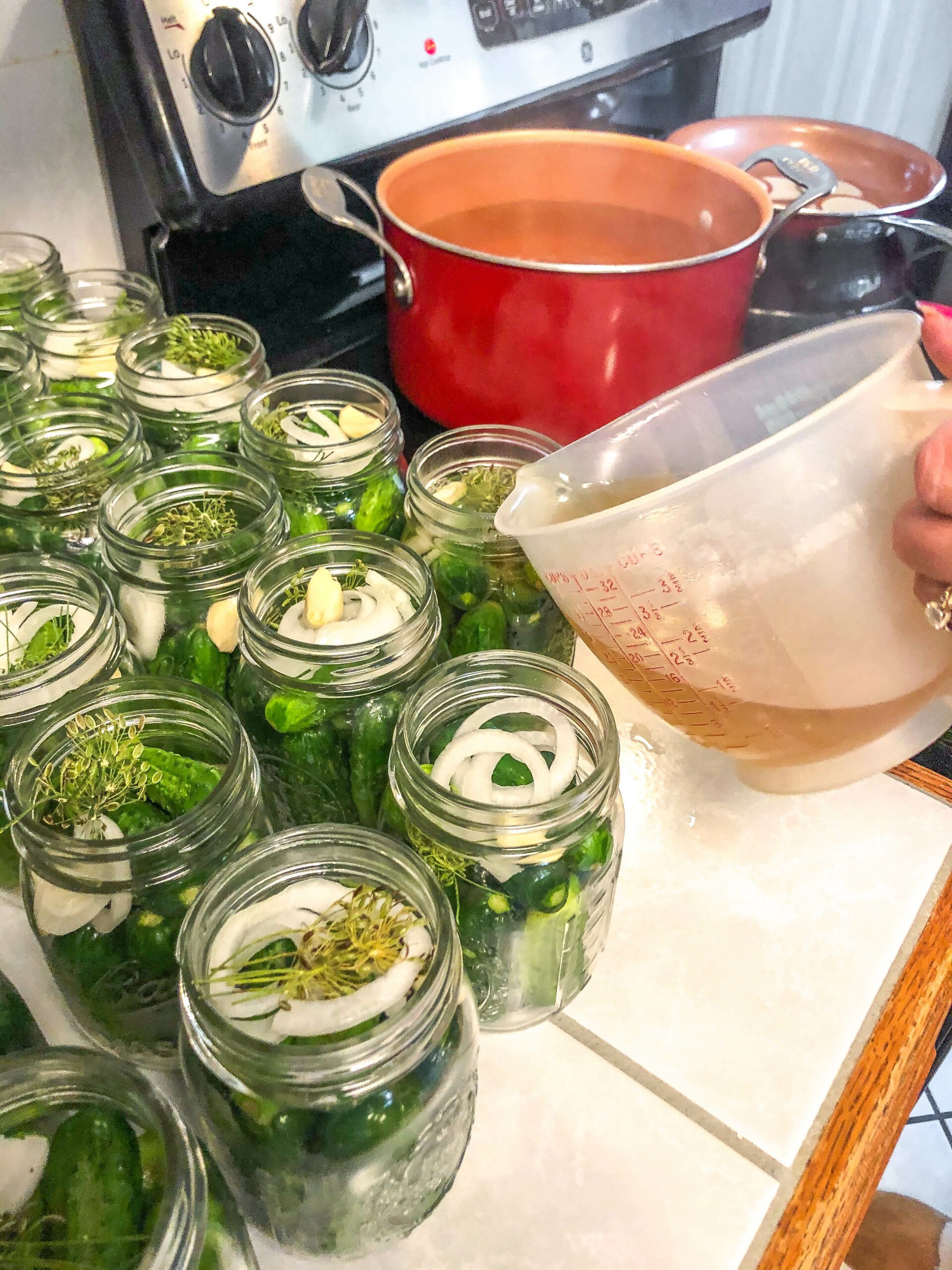 brine for homemade canned pickles