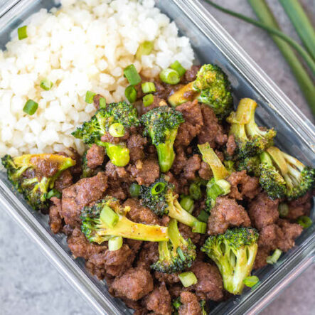 Ground Beef & Broccoli Skillet: Whole30, Paleo, Low Carb, GF