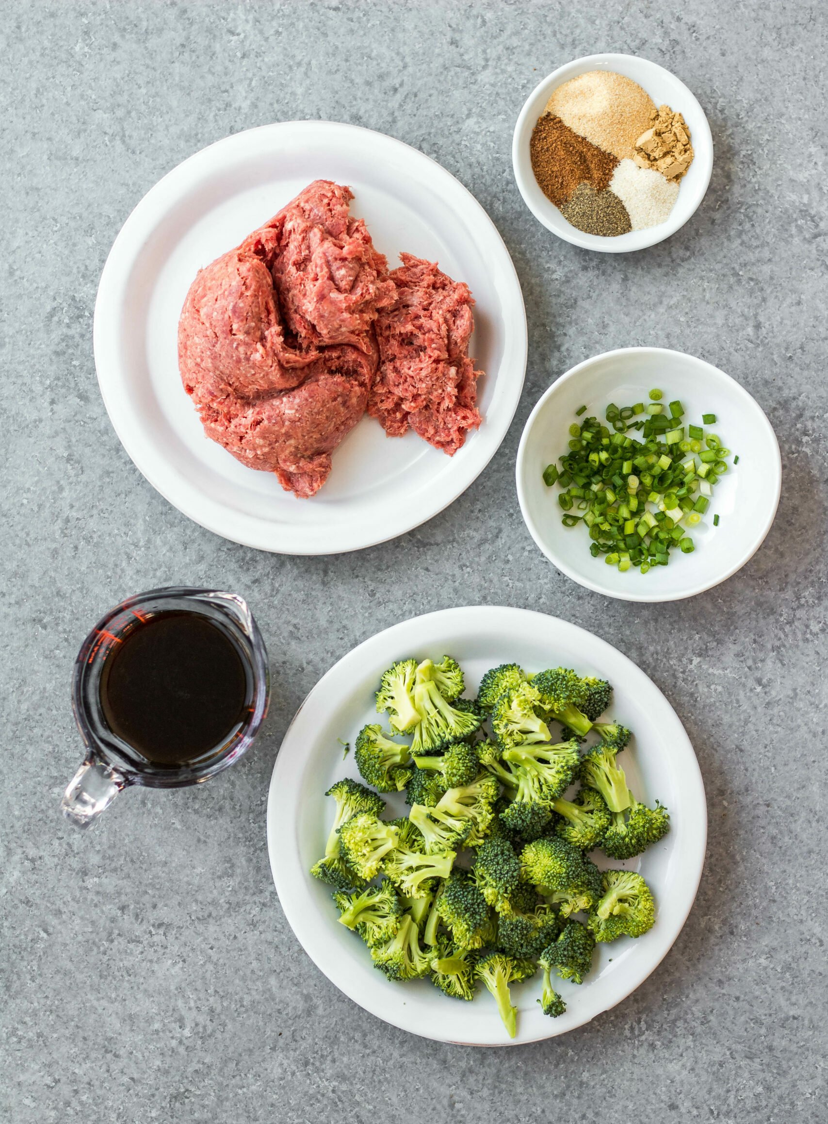 whole30 ground beef and broccoli ingredients