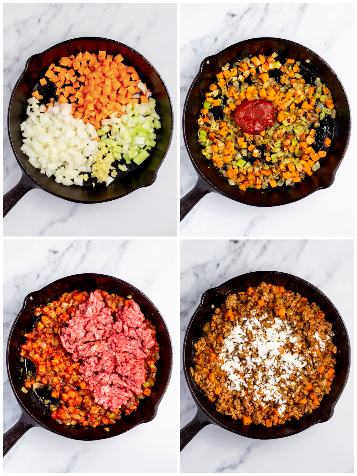 whole30 shepherd's pie filling cooking instructions step by step photo