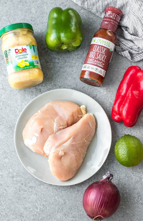 whole30 instant pot hawaiian bbq chicken ingredients