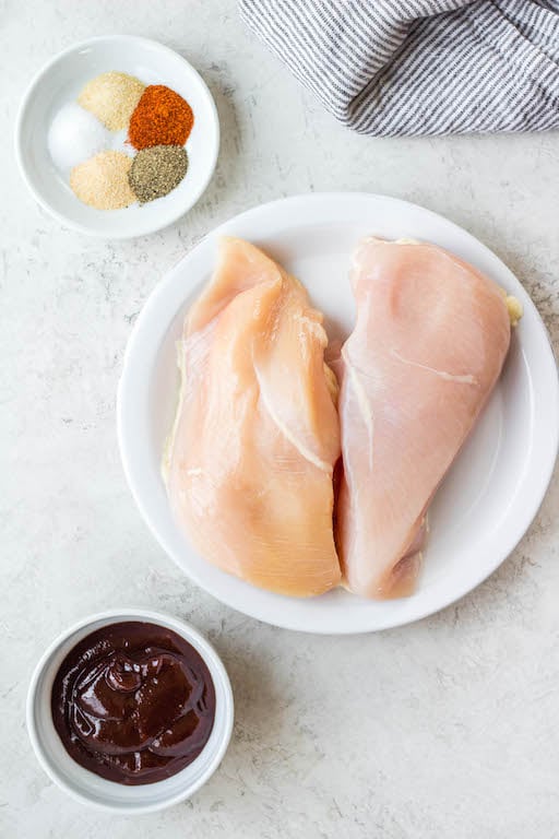 air fryer bbq chicken breast ingredients