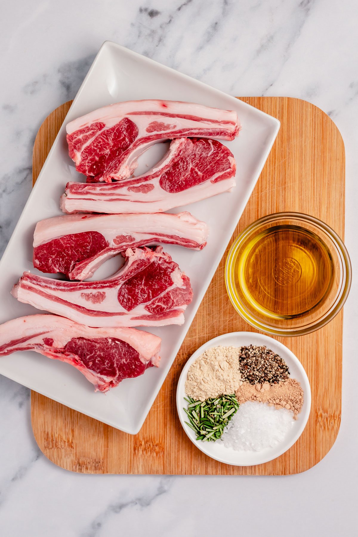 air-fryer-lamb-chops-ingredients